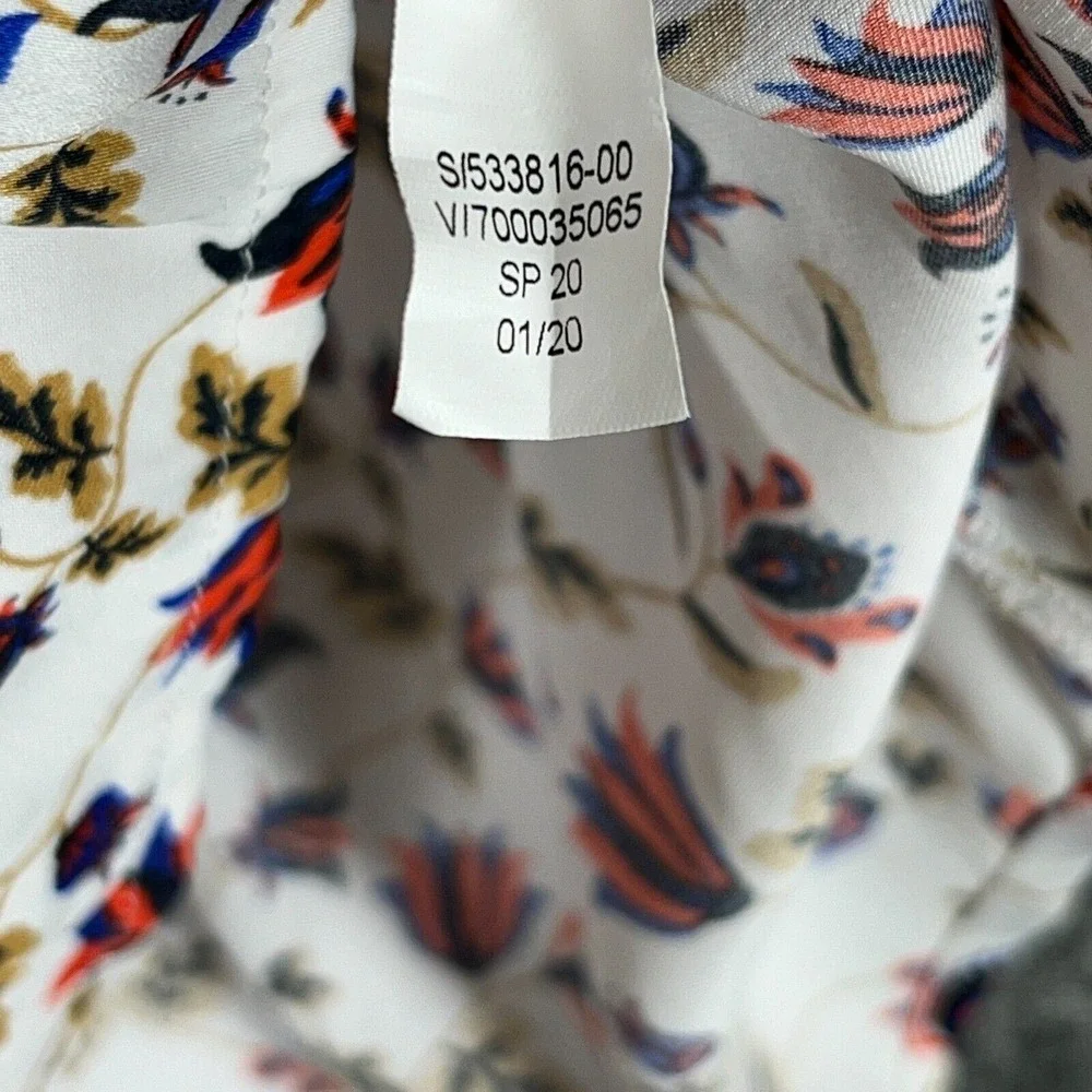 Banana Republic‎ Blouse Womens L Ditzy Floral Long Sleeve Romantic Feminine Chic